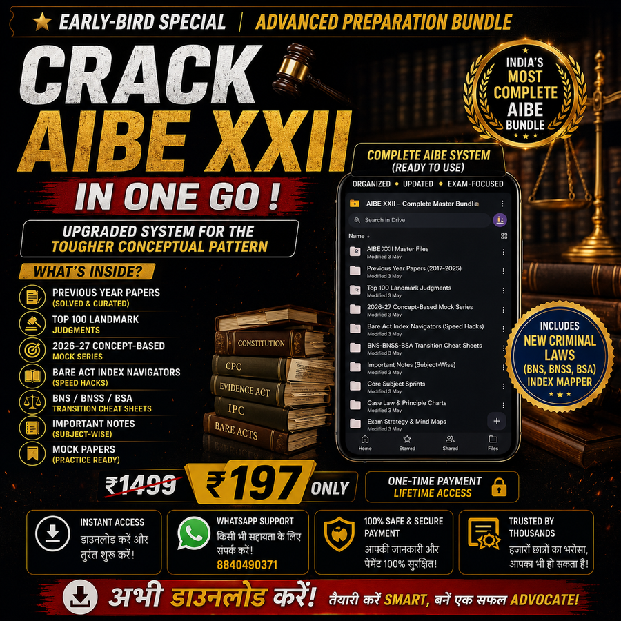 AIBE Master Kit + Mocks
